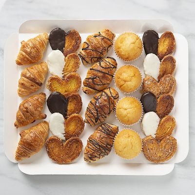 Bandeja de mini bollería dulce (24 piezas)