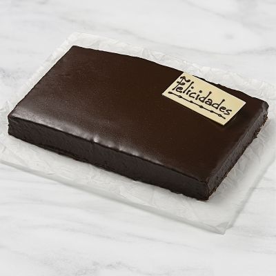 Bizcocho cubierto de chocolate
